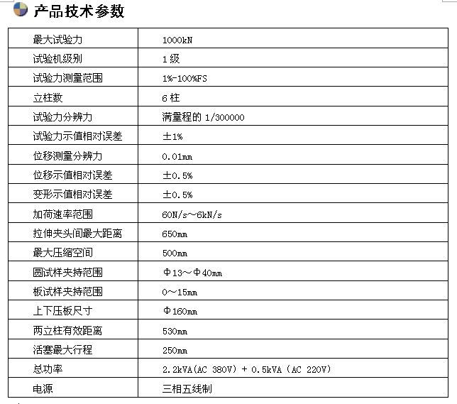 100噸微機控制電液伺服萬能試驗機